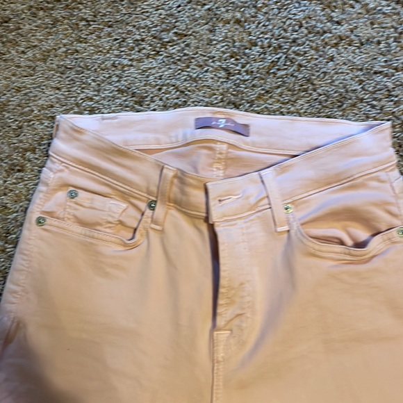 7 For All Mankind light pink jeans - Picture 4 of 6